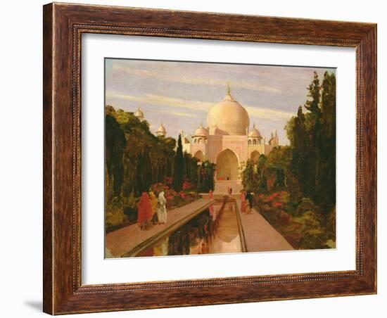 The Taj Mahal, 1877-Valentine Cameron Prinsep-Framed Giclee Print