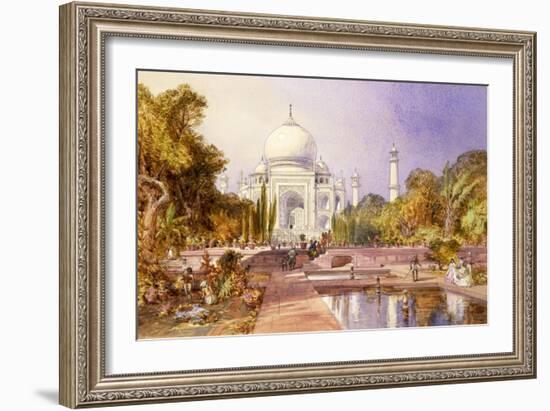 The Taj Mahal, Agra, England, 1864-William Simpson-Framed Giclee Print