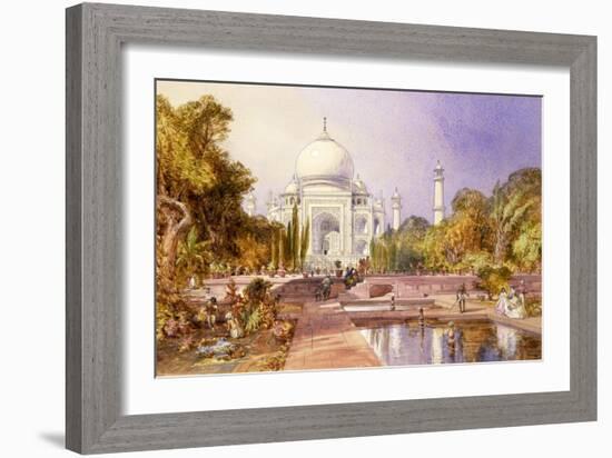 The Taj Mahal, Agra, England, 1864-William Simpson-Framed Giclee Print