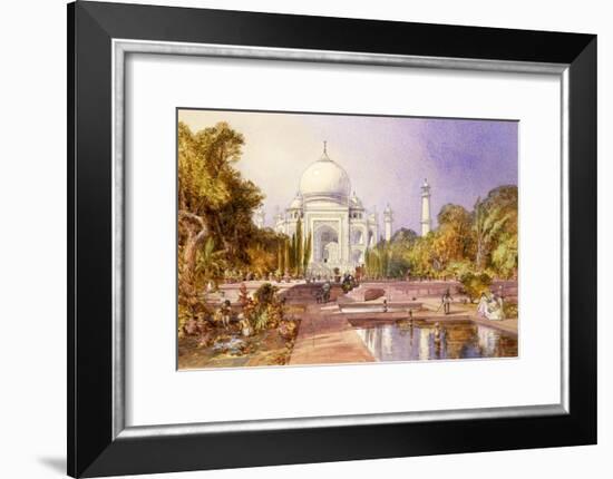 The Taj Mahal, Agra, England, 1864-William Simpson-Framed Giclee Print