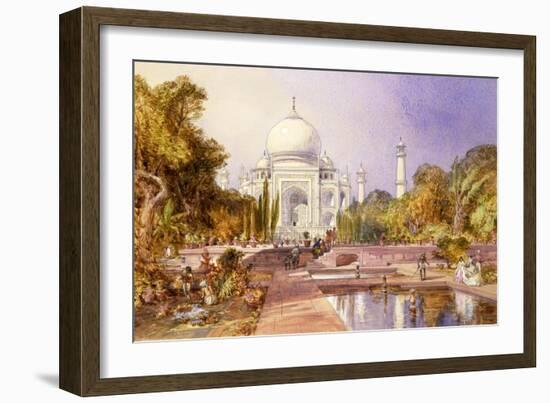 The Taj Mahal, Agra, England, 1864-William Simpson-Framed Giclee Print