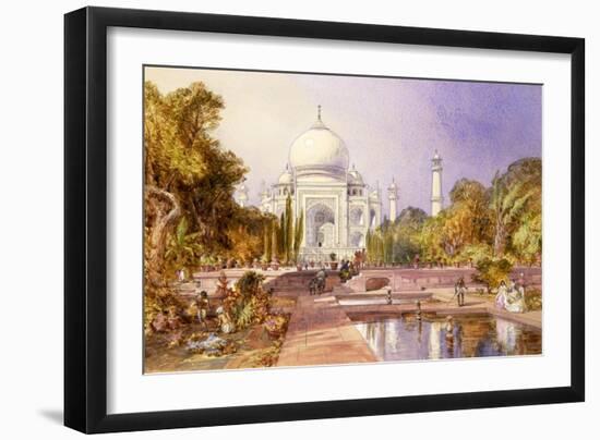 The Taj Mahal, Agra, England, 1864-William Simpson-Framed Giclee Print