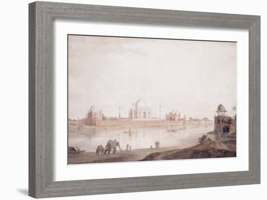 The Taj Mahal, Agra, Uttar Pradesh, 1789-Thomas & William Daniell-Framed Giclee Print