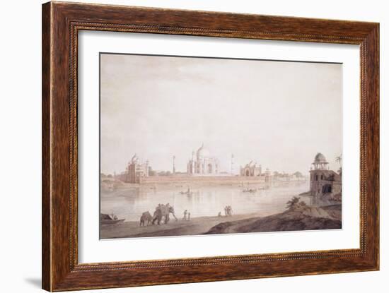 The Taj Mahal, Agra, Uttar Pradesh, 1789-Thomas & William Daniell-Framed Giclee Print