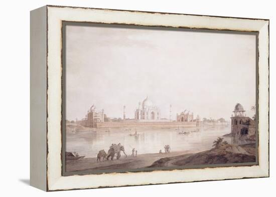 The Taj Mahal, Agra, Uttar Pradesh, 1789-Thomas & William Daniell-Framed Premier Image Canvas