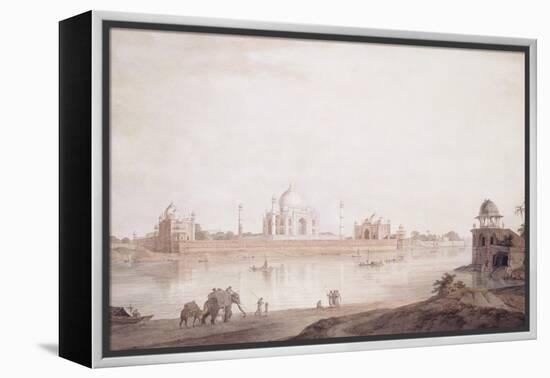 The Taj Mahal, Agra, Uttar Pradesh, 1789-Thomas & William Daniell-Framed Premier Image Canvas