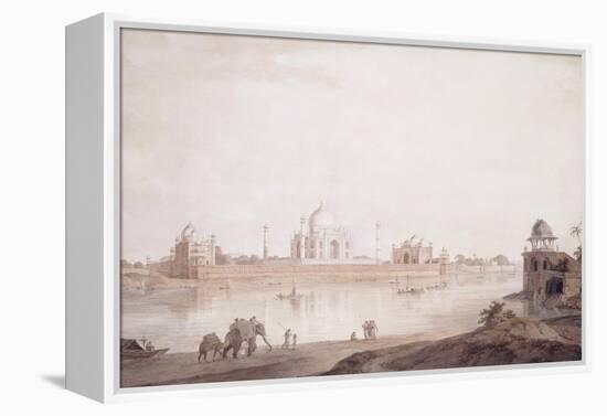 The Taj Mahal, Agra, Uttar Pradesh, 1789-Thomas & William Daniell-Framed Premier Image Canvas