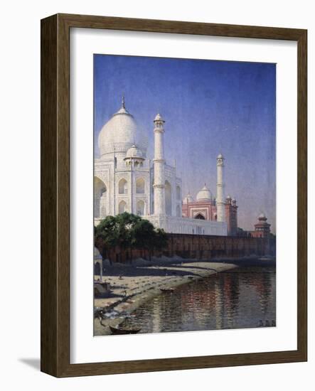 The Taj Mahal at Agra-Vasili Vasilyevich Vereshchagin-Framed Giclee Print