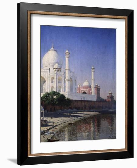 The Taj Mahal at Agra-Vasili Vasilyevich Vereshchagin-Framed Giclee Print