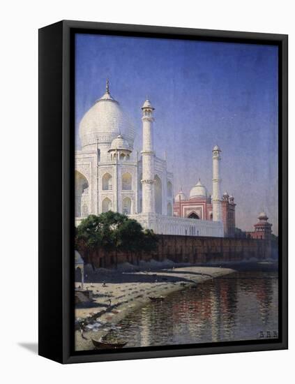 The Taj Mahal at Agra-Vasili Vasilyevich Vereshchagin-Framed Premier Image Canvas