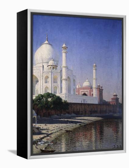 The Taj Mahal at Agra-Vasili Vasilyevich Vereshchagin-Framed Premier Image Canvas