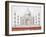 The Taj Mahal (Colour Litho)-German-Framed Giclee Print