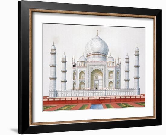 The Taj Mahal (Colour Litho)-German-Framed Giclee Print