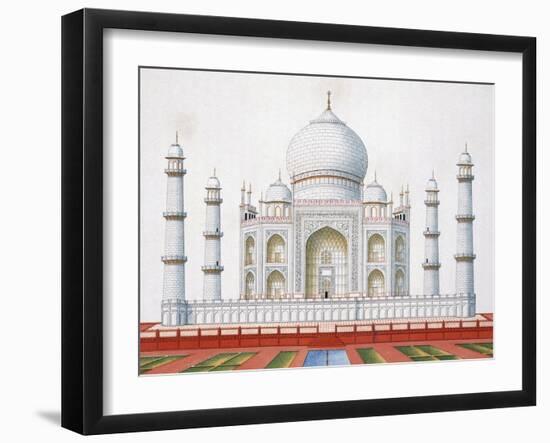 The Taj Mahal (Colour Litho)-German-Framed Giclee Print