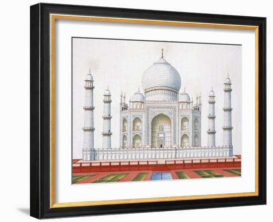 The Taj Mahal (Colour Litho)-German-Framed Giclee Print