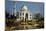 The Taj Mahal in Agra (India) Marble Mausoleum Built in 1632 - 1644-null-Mounted Photo