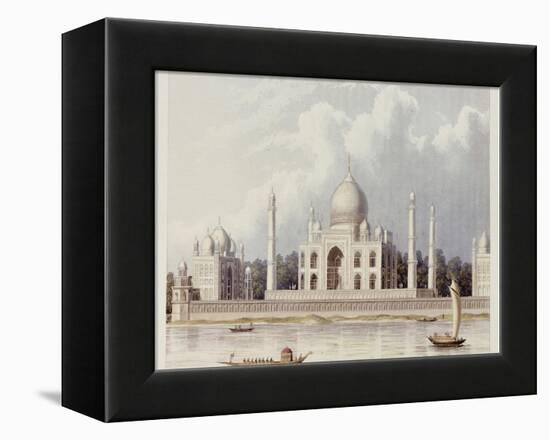 The Taj Mahal, Tomb of the Emperor Shah Jehan and His Queen, circa 1824-Charles Ramus Forrest-Framed Premier Image Canvas