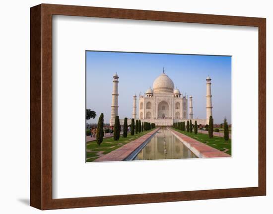The Taj Mahal, UNESCO World Heritage Site, Agra, Uttar Pradesh, India, Asia-Gavin Hellier-Framed Premium Photographic Print