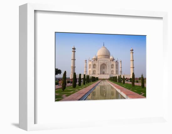 The Taj Mahal, UNESCO World Heritage Site, Agra, Uttar Pradesh, India, Asia-Gavin Hellier-Framed Premium Photographic Print