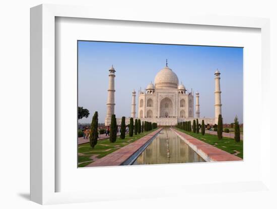 The Taj Mahal, UNESCO World Heritage Site, Agra, Uttar Pradesh, India, Asia-Gavin Hellier-Framed Premium Photographic Print