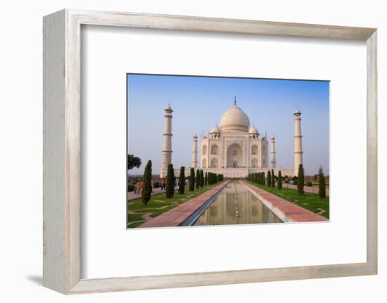 The Taj Mahal, UNESCO World Heritage Site, Agra, Uttar Pradesh, India, Asia-Gavin Hellier-Framed Premium Photographic Print