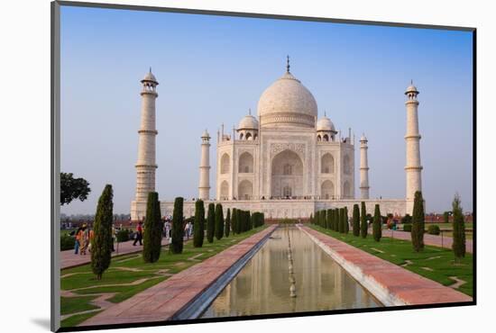 The Taj Mahal, UNESCO World Heritage Site, Agra, Uttar Pradesh, India, Asia-Gavin Hellier-Mounted Photographic Print