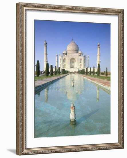 The Taj Mahal, Unesco World Heritage Site, Agra, Uttar Pradesh State, India-Gavin Hellier-Framed Photographic Print