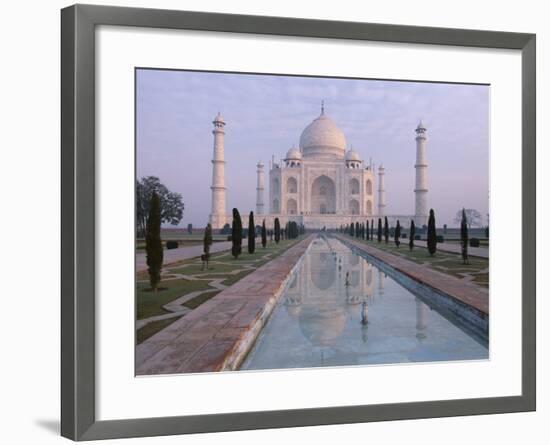 The Taj Mahal, Unesco World Heritage Site, Agra, Uttar Pradesh State, India-Gavin Hellier-Framed Photographic Print