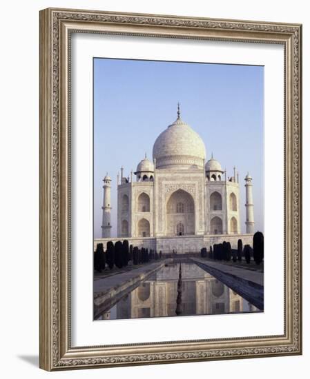 The Taj Mahal, Unesco World Heritage Site, Agra, Uttar Pradesh State, India-Upperhall-Framed Photographic Print