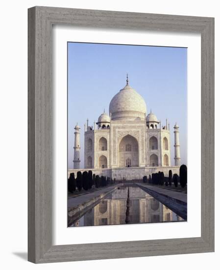 The Taj Mahal, Unesco World Heritage Site, Agra, Uttar Pradesh State, India-Upperhall-Framed Photographic Print