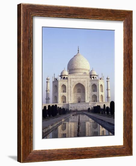 The Taj Mahal, Unesco World Heritage Site, Agra, Uttar Pradesh State, India-Upperhall-Framed Photographic Print