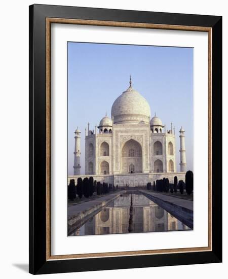 The Taj Mahal, Unesco World Heritage Site, Agra, Uttar Pradesh State, India-Upperhall-Framed Photographic Print