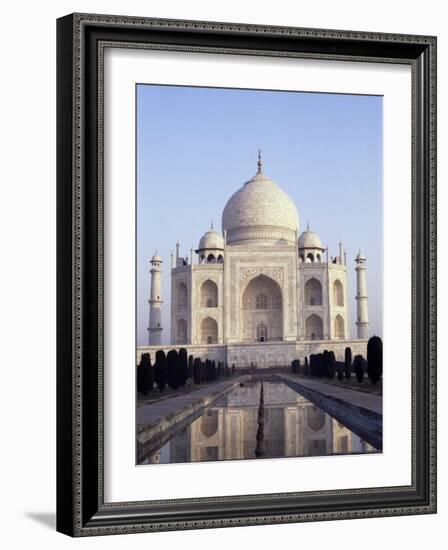 The Taj Mahal, Unesco World Heritage Site, Agra, Uttar Pradesh State, India-Upperhall-Framed Photographic Print