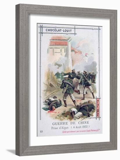 The Taking of Aigun by Russian Troops, Boxer Rebellion, China, 4 August 1900-null-Framed Giclee Print