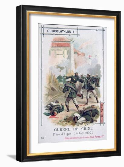 The Taking of Aigun by Russian Troops, Boxer Rebellion, China, 4 August 1900-null-Framed Giclee Print