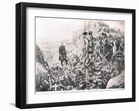 The Taking of Badajoz, Illustration from 'British Battles on Land and Sea', Published by Cassell,…-Richard Caton Woodville-Framed Giclee Print