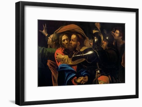The Taking of Christ-Caravaggio-Framed Giclee Print