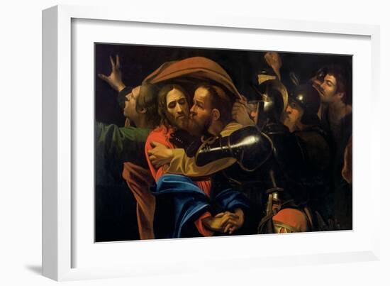 The Taking of Christ-Caravaggio-Framed Giclee Print