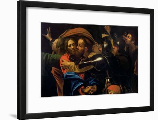 The Taking of Christ-Caravaggio-Framed Giclee Print