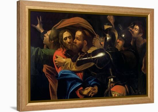 The Taking of Christ-Caravaggio-Framed Premier Image Canvas