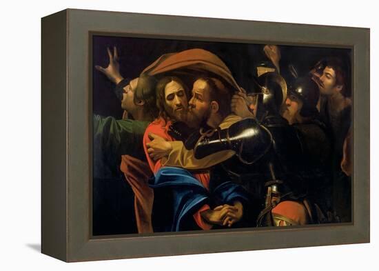 The Taking of Christ-Caravaggio-Framed Premier Image Canvas