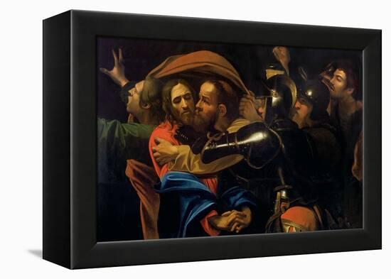 The Taking of Christ-Caravaggio-Framed Premier Image Canvas