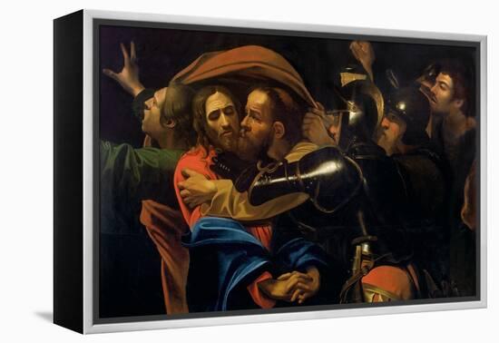 The Taking of Christ-Caravaggio-Framed Premier Image Canvas