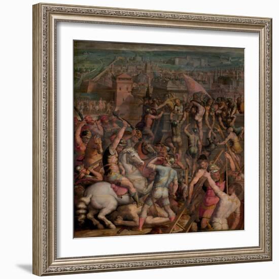 The Taking of Milan, 1555-1562-Giorgio Vasari-Framed Giclee Print