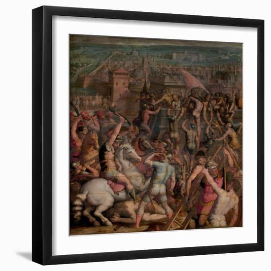 The Taking of Milan, 1555-1562-Giorgio Vasari-Framed Giclee Print