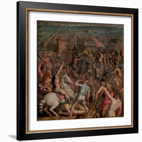 The Taking of Milan, 1555-1562-Giorgio Vasari-Framed Giclee Print