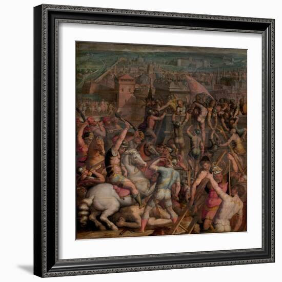 The Taking of Milan, 1555-1562-Giorgio Vasari-Framed Giclee Print