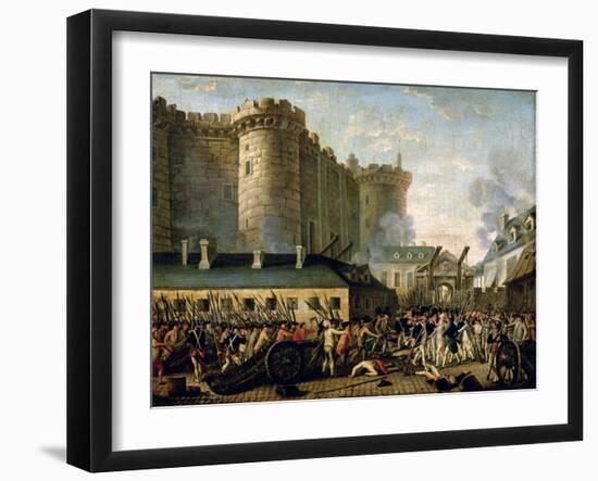 The Taking of the Bastille, 14 July 1789-null-Framed Giclee Print