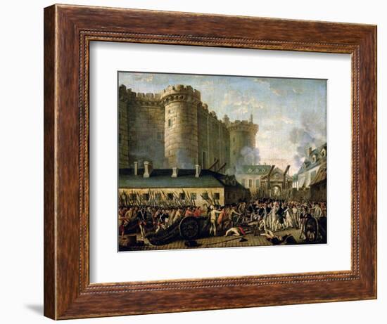 The Taking of the Bastille, 14 July 1789-null-Framed Giclee Print