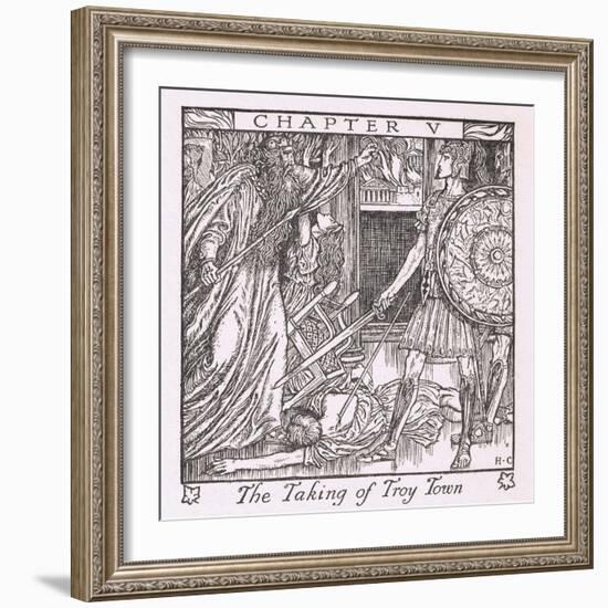 The Taking of Troy Town-Herbert Cole-Framed Giclee Print